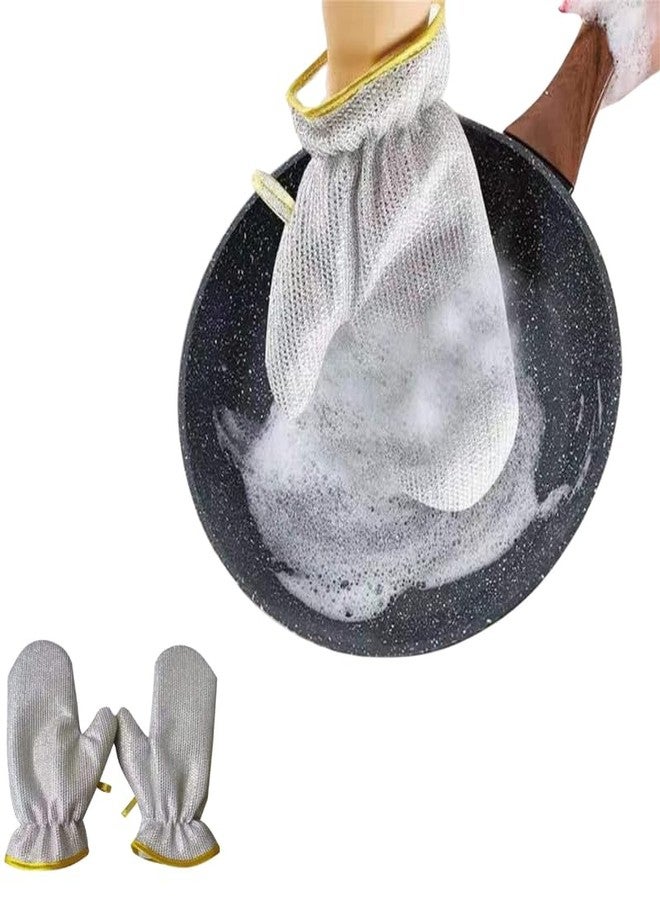 Drumstone 𝟏𝟓 𝐘𝐞𝐚𝐫𝐬 𝐆𝐮𝐚𝐫𝐚𝐧𝐭𝐞𝐞 Heavy-Duty Waterproof Cleaning Gloves with Non-Slip Wire Pattern, Comfortable Double-Layer Gloves for Dishwashing, Home Cleaning, Laundry, Gardening. - Image 1